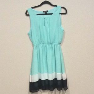 Dress, Junior XL, Turquoise